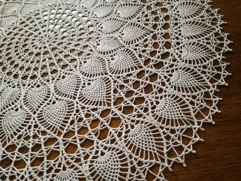 Háčkovaná MAXI dečka - 75 cm 