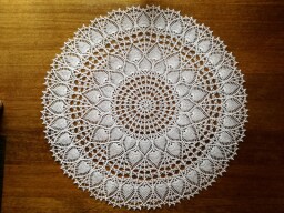 Háčkovaná MAXI dečka - 75 cm 