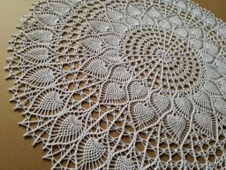 Háčkovaná MAXI dečka - 75 cm 