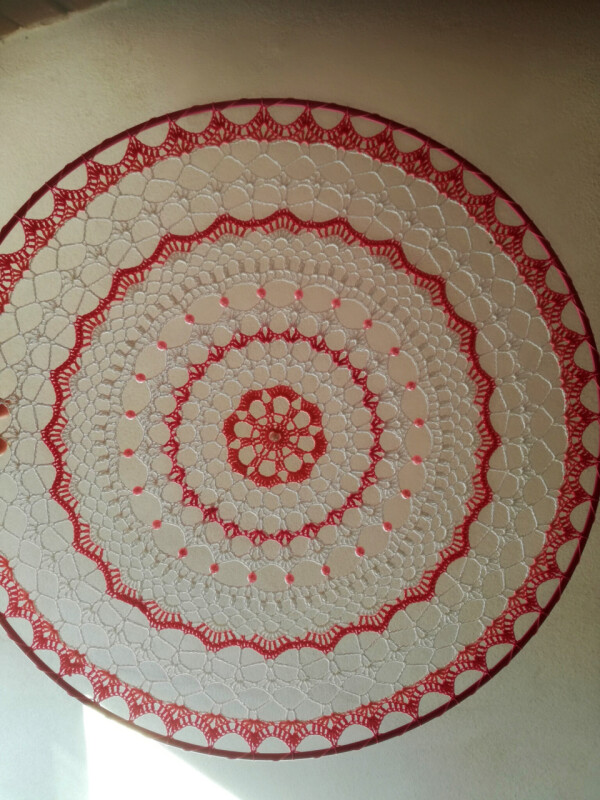 Krajka 40 cm (růžová)