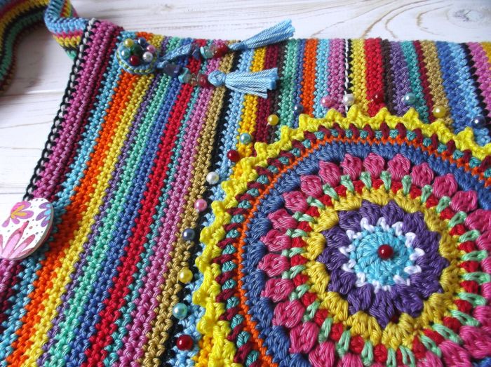Bavlněná taška v "Boho" stylu - na zakázku