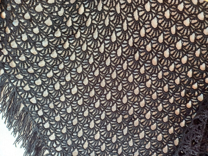 Šátek - černý