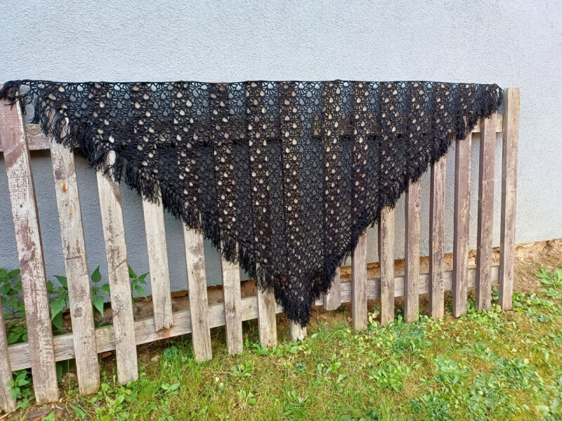 Šátek - černý