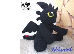Dráček Bezzubka - návod na háčkování