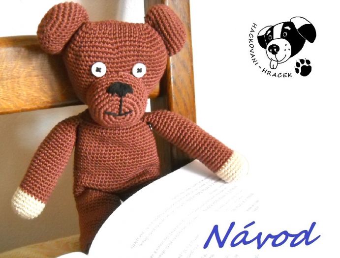 Medvídek Teddy - návod na háčkování