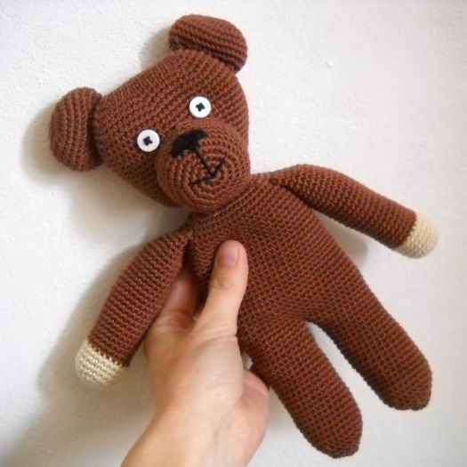 Medvídek Teddy - návod na háčkování