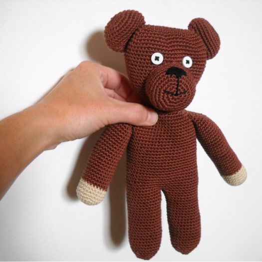 Medvídek Teddy - návod na háčkování