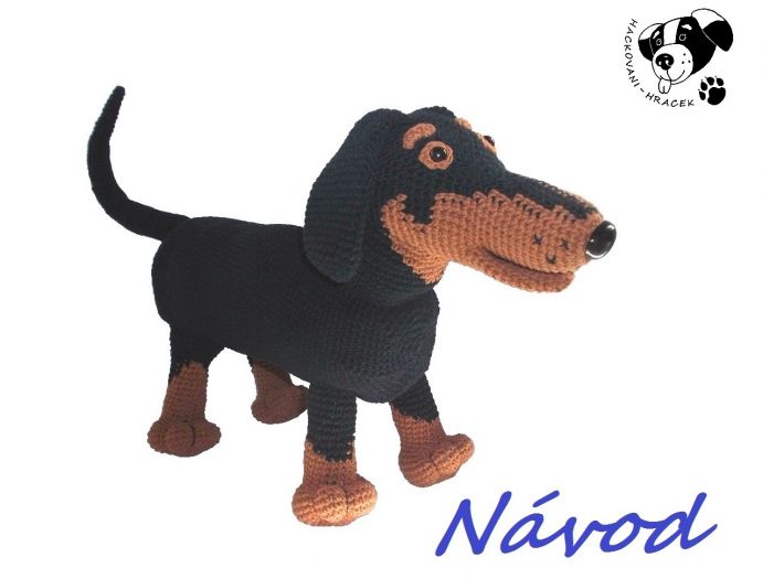 Jezevčík Jozefčík - návod na háčkování