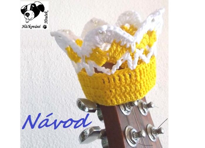 Korunka pro princeznu - návod na háčkování