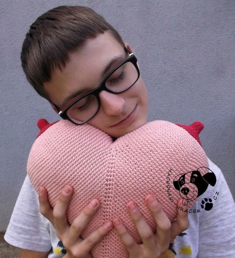 Polštářek pro muže - návod na háčkování