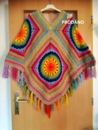 Boho pončo - pro dospělé (na zakázku)