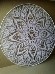 Háčkovaná MAXI dečka - 65 cm