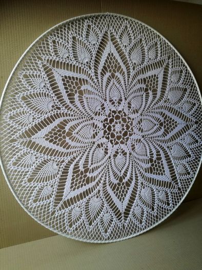 Háčkovaná MAXI dečka - 65 cm