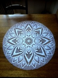 Háčkovaná MAXI dečka - 70 cm