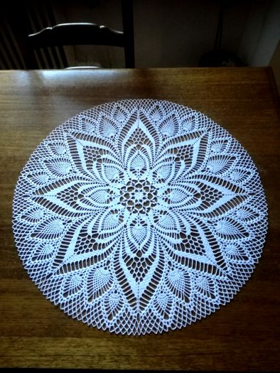 Háčkovaná MAXI dečka - 70 cm