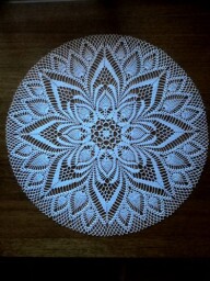Háčkovaná MAXI dečka - 70 cm