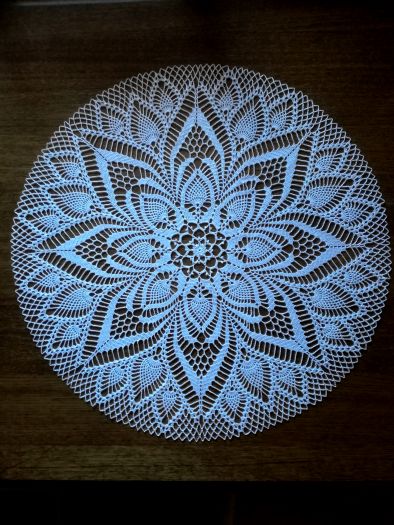 Háčkovaná MAXI dečka - 70 cm