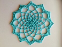 Krajka azurová - 9 cm krajka bez kruhu