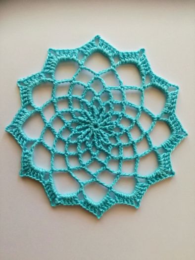 Krajka azurová - 9 cm krajka bez kruhu