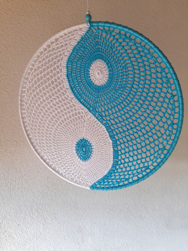 Lapač snů - základ k dotvoření (22 cm) TYRKYS 
