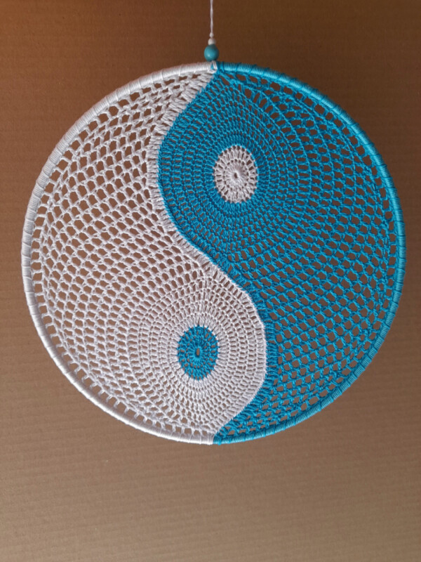 Lapač snů - základ k dotvoření (22 cm) TYRKYS 
