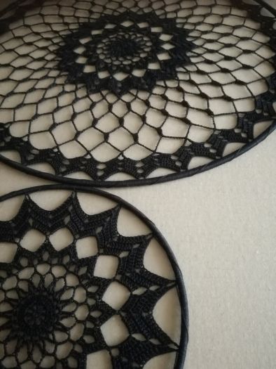 Krajky sada 2 ks (40+20 cm) krajky bez kruhů