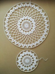 Krajky sada 2 ks (40+20 cm) krajky bez kruhů